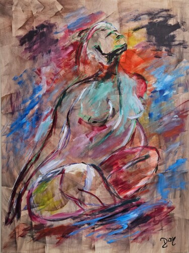 Pittura intitolato "Dignità di donna" da Didy, Opera d'arte originale, Olio