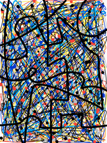 Digital Arts titled "The stained glass w…" by Diego Calvo García, Original Artwork, 2D Digital Work
