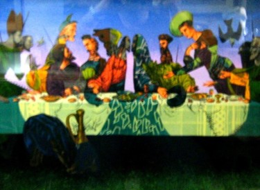Pintura titulada "La ültima Cena" por Diego Pombo, Obra de arte original