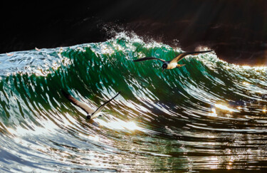 Photographie intitulée "I Surf, You Surf, T…" par Diego Stamato, Œuvre d'art originale, Photographie manipulée