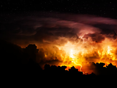 Fotografie getiteld "The Perfect Storm" door Diego Stamato, Origineel Kunstwerk, Digitale fotografie