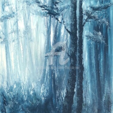 Pintura intitulada "Dans la brume du ma…" por Diem-Thuy Le Mai, Obras de arte originais, Acrílico
