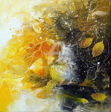 Painting titled "Nature morte-2" by Diem-Thuy Le Mai, Original Artwork, Acrylic