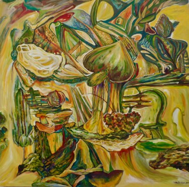 Peinture intitulée "Naturbelassen" par Dieter Stockmann, Œuvre d'art originale, Acrylique