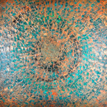 Peinture intitulée "Cupper Web" par Dieter, Œuvre d'art originale, Acrylique Monté sur Châssis en bois