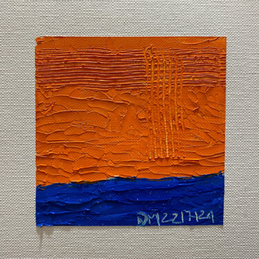Peinture intitulée "Quadrata Nr.25 | Or…" par Dietmar Meinhardt (MeinhardtART), Œuvre d'art originale, Huile Monté sur Carton