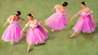 Фотография под названием "Pink Dance" - Dietmar Scherf, Подлинное произведение искусства, Цифровая фотография Установлен на…