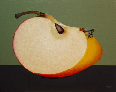 Pittura intitolato "Apple of Paris" da Dietrich Moravec, Opera d'arte originale, Acrilico