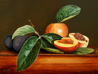 Peinture intitulée "New Harvest" par Dietrich Moravec, Œuvre d'art originale, Huile
