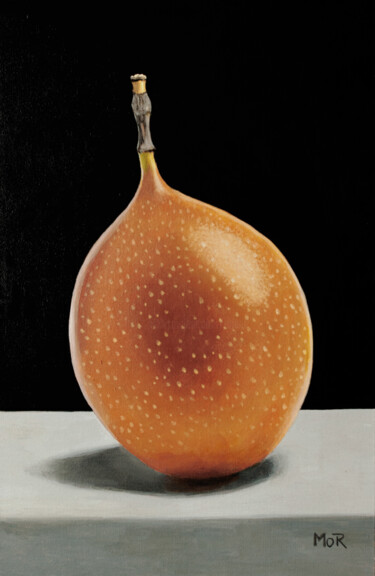 Malerei mit dem Titel "Passion Fruit" von Dietrich Moravec, Original-Kunstwerk, Acryl