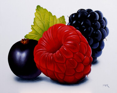 Pittura intitolato "Berry Selection" da Dietrich Moravec, Opera d'arte originale, Acrilico