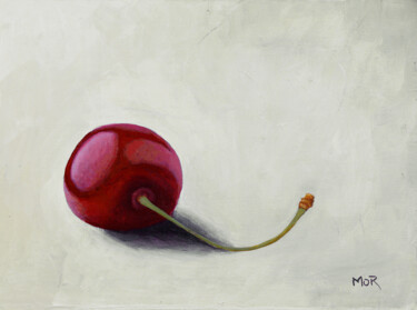 Painting titled "Cherry Number One" by Dietrich Moravec, Original Artwork, Acrylic