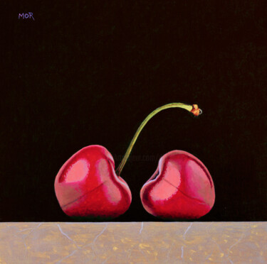 Картина под названием "Cherry Number Four" - Dietrich Moravec, Подлинное произведение искусства, Акрил