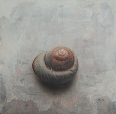 Painting titled "Fibonacci´s Refugium" by Dietrich Moravec, Original Artwork, Acrylic Mounted on Wood Panel