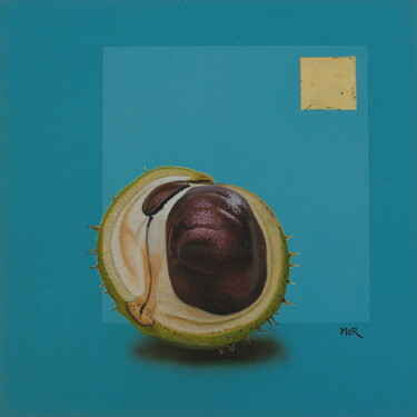 Malerei mit dem Titel "Giving Birth" von Dietrich Moravec, Original-Kunstwerk, Acryl Auf Holzplatte montiert