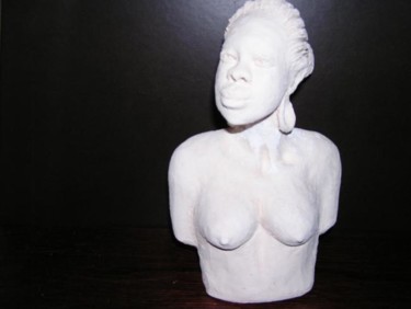 Peinture intitulée "buste de jeune femm…" par Caroline Françoise Digard, Œuvre d'art originale