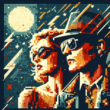 Arts numériques intitulée "Pixel Art #01" par Digitalai, Œuvre d'art originale, Image générée par l'IA