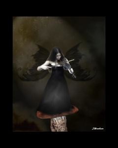Digital Arts titled "Music Fairy" by Jennifer Woodson, Original Artwork, Other