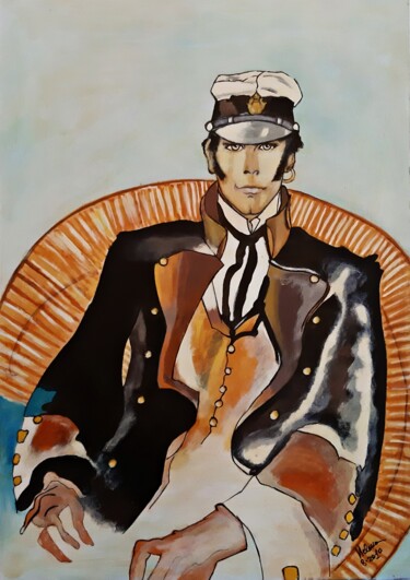 Pintura intitulada "Corto Maltese II -…" por Dilameart, Obras de arte originais, Acrílico
