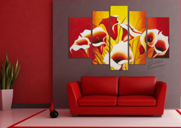 Pintura titulada "Calla Lily" por Dilay Aslan, Obra de arte original, Otro