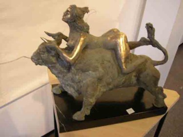 Sculpture intitulée "Enlevement de l'Eur…" par Dilian Houbanov, Œuvre d'art originale