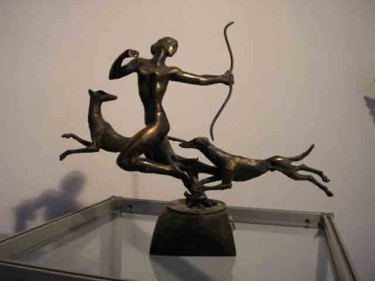 Sculpture intitulée "Diana" par Dilian Houbanov, Œuvre d'art originale