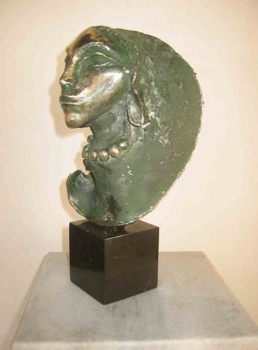 Sculpture intitulée "Tête" par Dilian Houbanov, Œuvre d'art originale