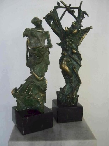 Sculpture intitulée "Figure" par Dilian Houbanov, Œuvre d'art originale