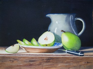 Deliciously green Digital Arts titled "Deliciously green" by Dilian Deal, Original Art, Watercolor