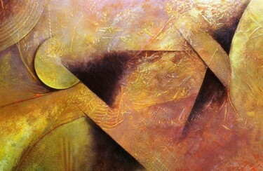 Картина под названием "untiteled" - Dilip Shivhare, Подлинное произведение искусства, Акрил Установлен на Деревянная рама дл…