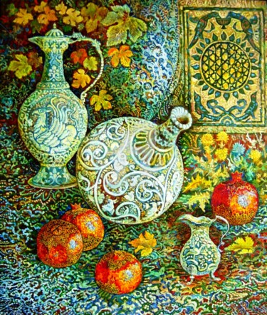 제목이 "Granat"인 미술작품 Dilyus Mursalimov로, 원작, 기름