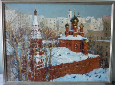 From A Window Картина под названием "From A Window" - Dmitriy Permiakov, Подлинное произведение искусства, Масло