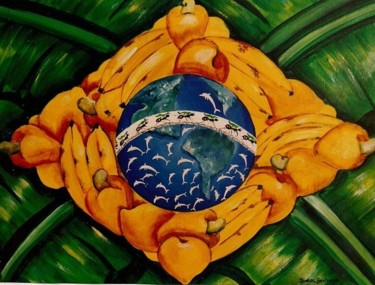 Painting titled "BRASIL TROPICAL" by Dimas Bontempo, Original Artwork
