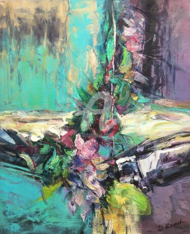 제목이 "Bouquet"인 미술작품 Dimitrinka Popova로, 원작, 기름