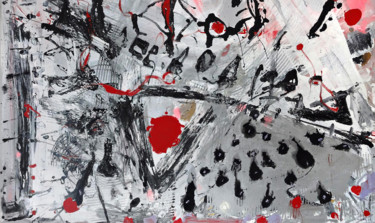 Картина под названием "Les moutons parmi l…" - Dimi Tabacelea, Подлинное произведение искусства, Акрил