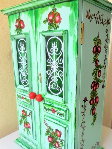 Design intitulée "Storage Cabinet gre…" par Dimitrios Manos, Œuvre d'art originale, Meuble