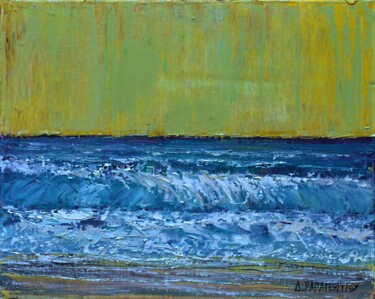 Chalkidiki Seascape 17 Schilderij getiteld "Chalkidiki Seascape…" door Dimitra Papageorgiou, Origineel Kunstwerk, Olie