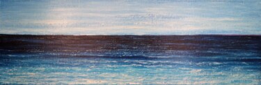 Painting titled "Small Seascape 1" by Dimitra Papageorgiou, Original Artwork, Oil