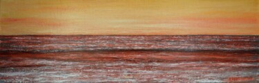 Painting titled "Small Seascape 2" by Dimitra Papageorgiou, Original Artwork, Oil