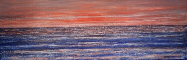 Painting titled "Small Seascape 3" by Dimitra Papageorgiou, Original Artwork, Oil