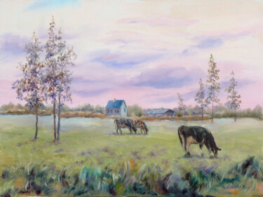 Peinture intitulée "Les saosnoises" par Dimitri Sinyavsky, Œuvre d'art originale, Huile