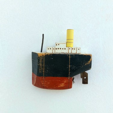 Escultura titulada "TITANIC" por Dimitrios Kiourtsis, Obra de arte original, Madera