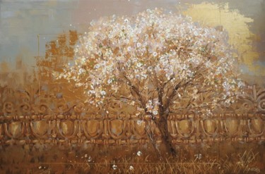 Painting titled "Blossom" by Dimitris Apazidis, Original Artwork, Oil