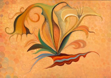 Картина под названием "Symphony of Love" - Dimitri Zukov Art Of Color, Подлинное произведение искусства
