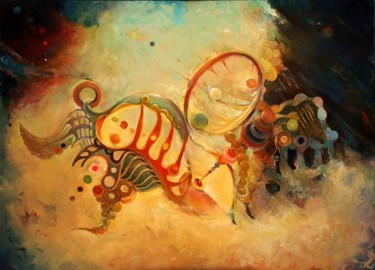 Картина под названием "Creation" - Dimitri Zukov Art Of Color, Подлинное произведение искусства