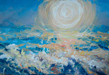 Pittura intitolato "Solstice - abstract…" da Dina Aseeva, Opera d'arte originale, Acrilico