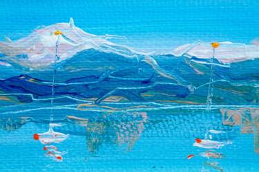 Malerei mit dem Titel "Join me - sea bay,…" von Dina Aseeva, Original-Kunstwerk, Acryl