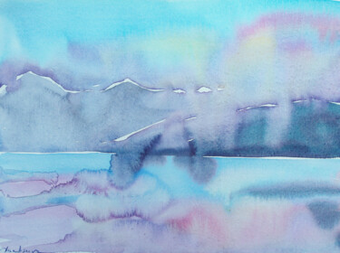 Painting titled "Last morning of the…" by Dina Aseeva, Original Artwork, Watercolor