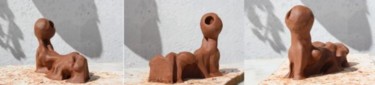 Escultura intitulada "MENTECARPO" por Dina De Souza, Obras de arte originais, Cerâmica