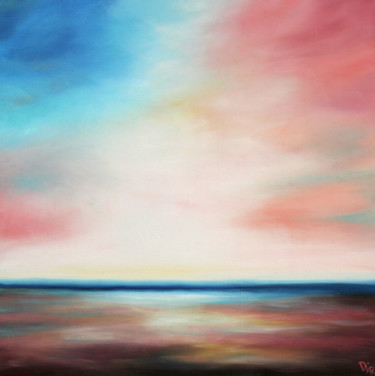 Peinture intitulée "Evening Sunset" par Dinara Aristo, Œuvre d'art originale, Huile